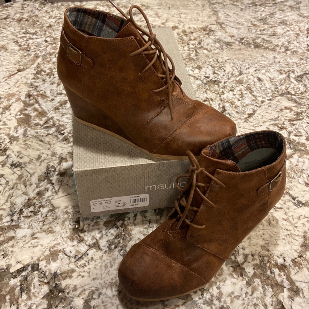 Maurice’s Cheri Lace Up Wedge